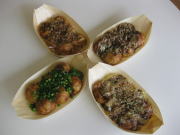 4種類のたこ焼き