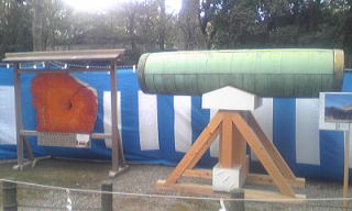 ご本殿の勝男木