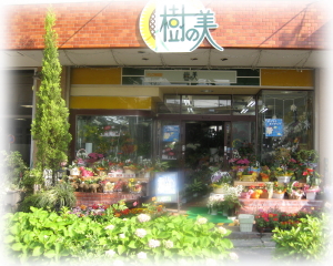 フローリスト樹の美の店構え