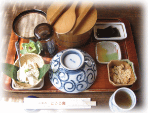 とろろ定食（上）