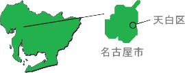 愛知県名古屋市天白区の地図