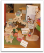 組み木の五月人形