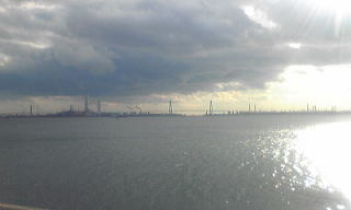 名古屋港から見た風景