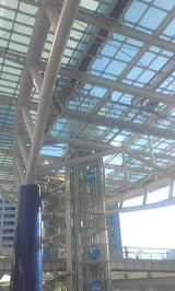 オアシス２１下から見上げた天井